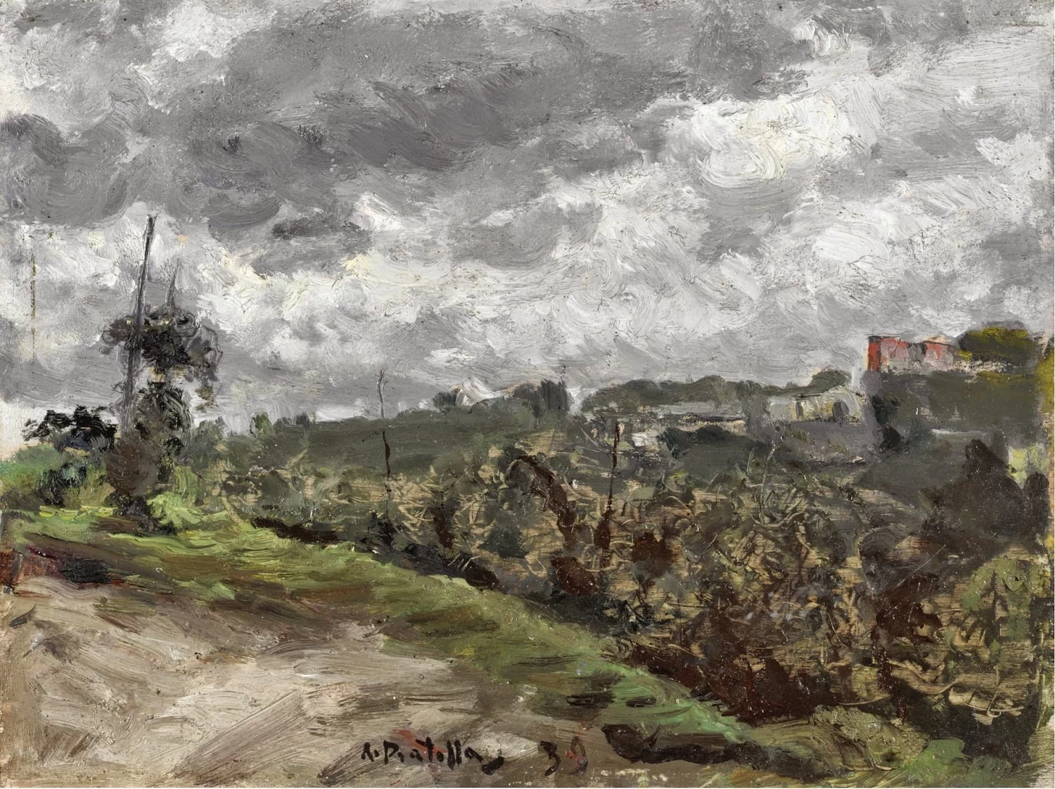  154-Attilio Pratella -Paesaggio 